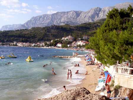 Dalmatien Strand Podgora Urlaub